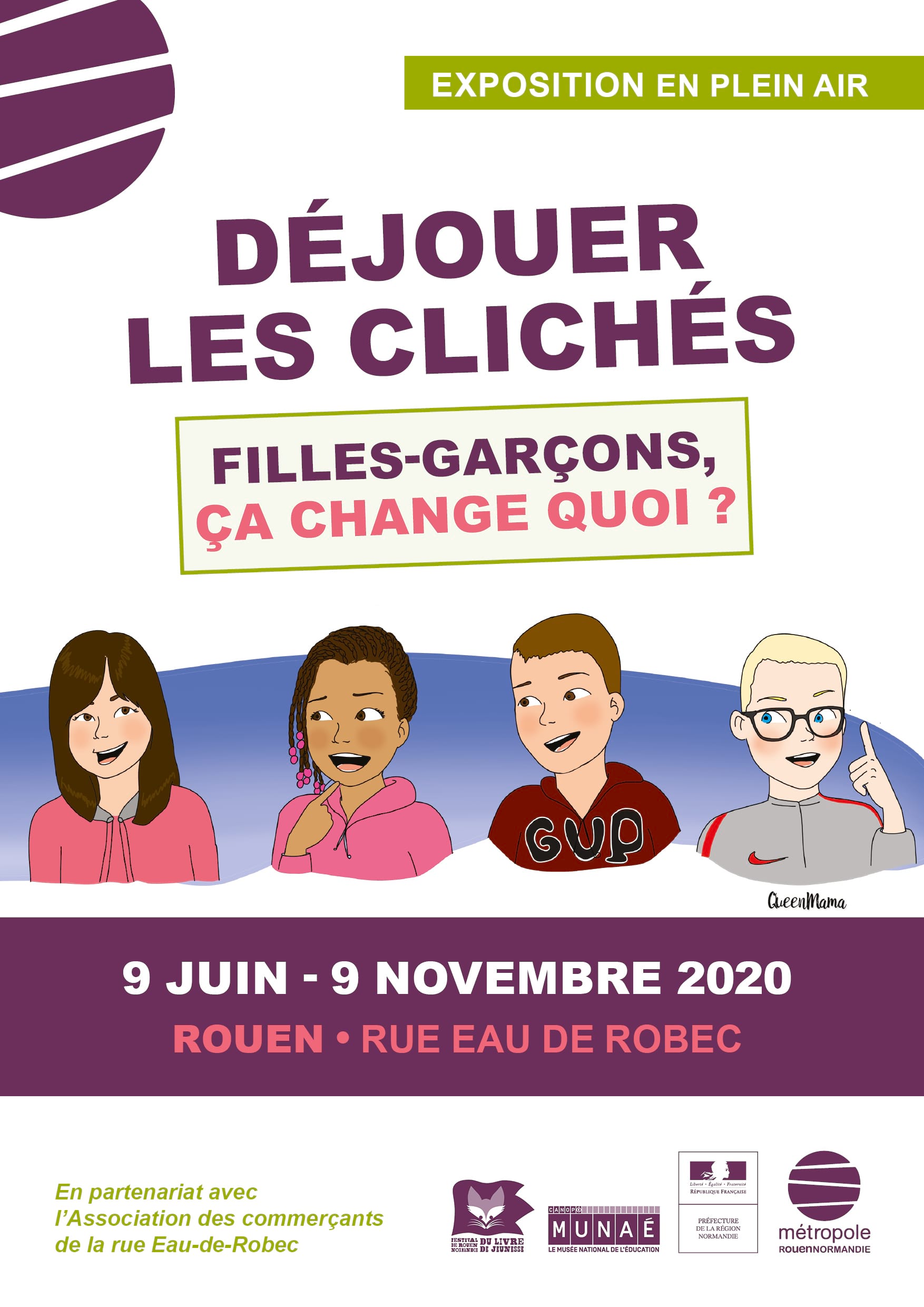 Exposition "Déjouer les clichés : filles-garçons, ça change quoi?"