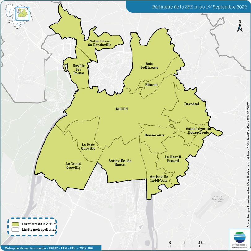 carte ZFE - 13 communes
