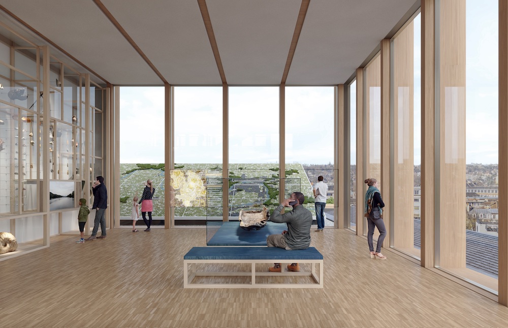 vue de l'intérieur du musée
