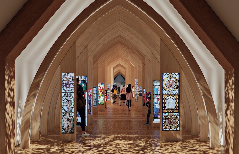 la galerie des vitraux