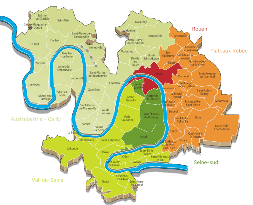 carte des pôles de proximité
