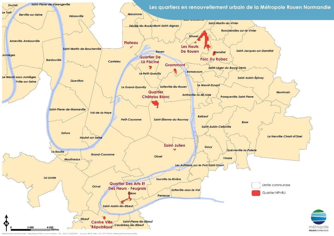 Les quartiers en renouvellement
