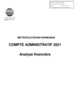 2021 - Analyse financière - Compte administratif 