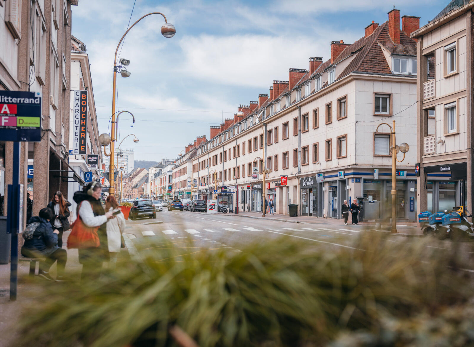 Une vue de la rue des Martyrs, à Elbeuf