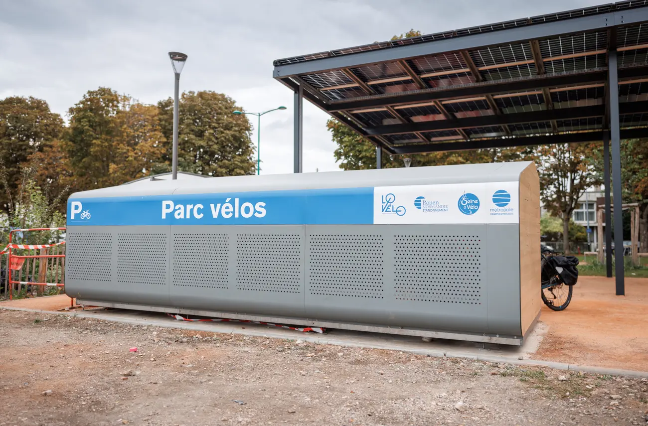 Seine à Vélo : une aire d'arrêt à Elbeuf pour les usagers