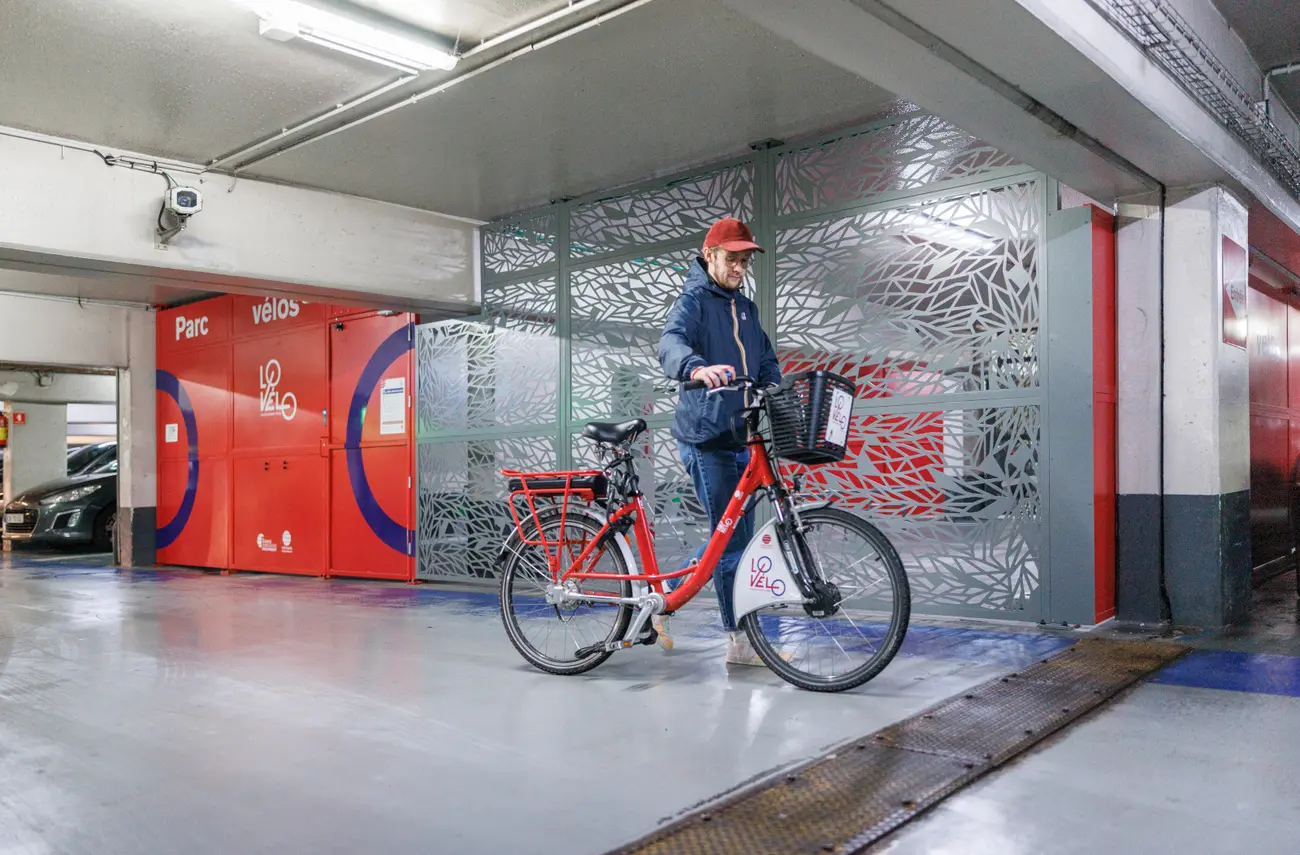 Ouverture du parking à vélos Lovélo à Rouen Saint-Marc