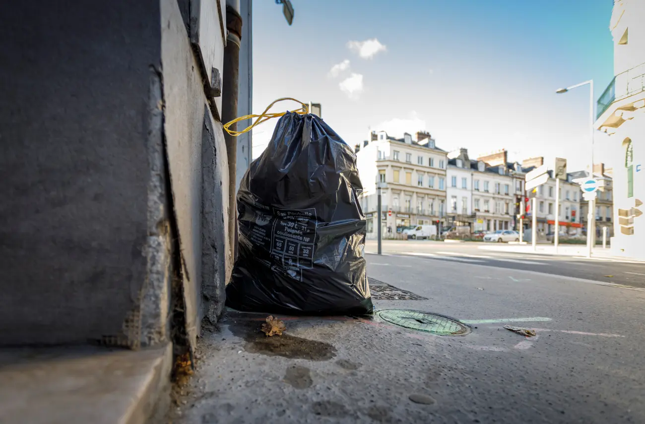 Collecte de déchets perturbée