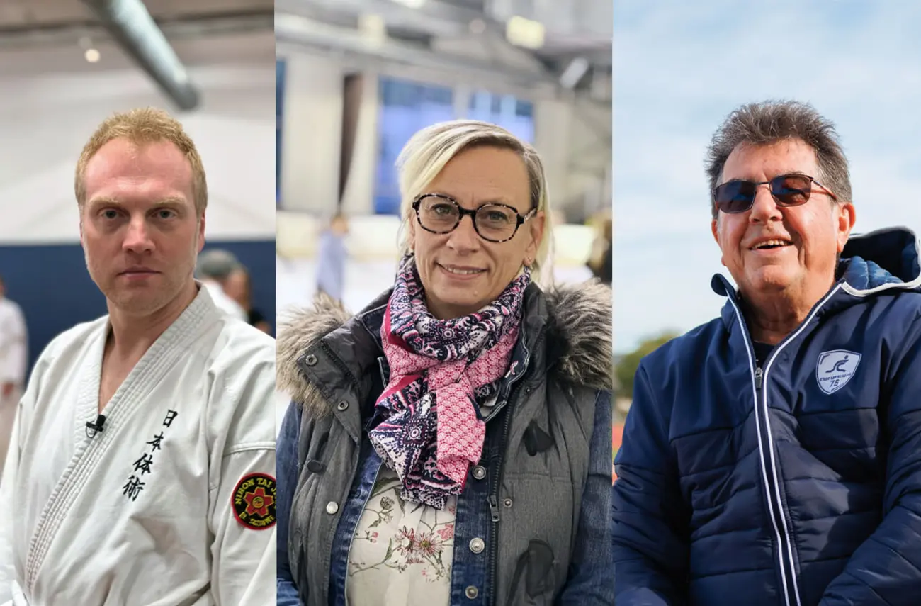 Giving Tuesday Mitia Wexler, Sandrine Devaux, Michel Meray