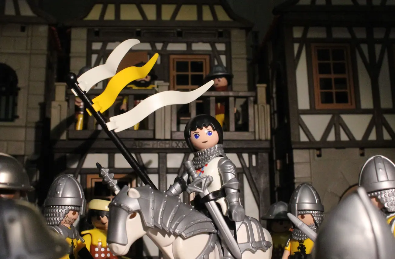 exposition playmobil historial Jeanne d'Arc