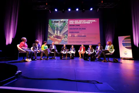 Une table-ronde lors du Climat Libé Tour 2024