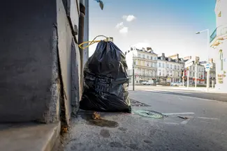 Collecte de déchets perturbée
